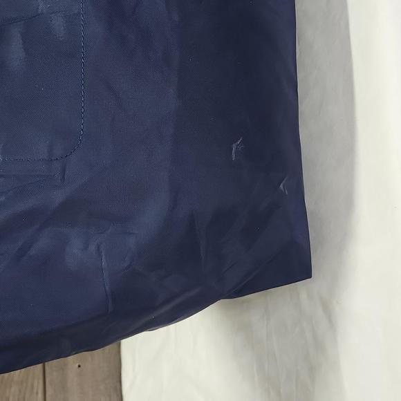 Longchamp Le Pliage Navy Blue Nylon Leather Tote Shoulder Bag - Picture 2 of 7